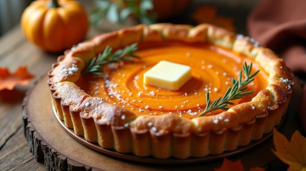 Révélez les saveurs de la tarte potimarron salée