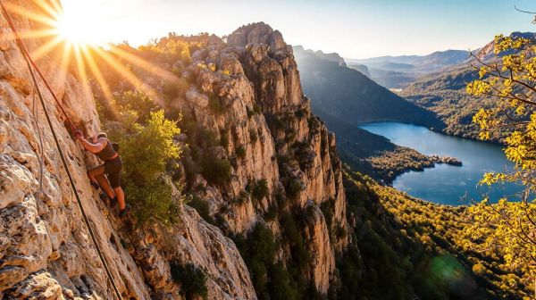 Top spots pour l'escalade en via ferrata en Ardèche