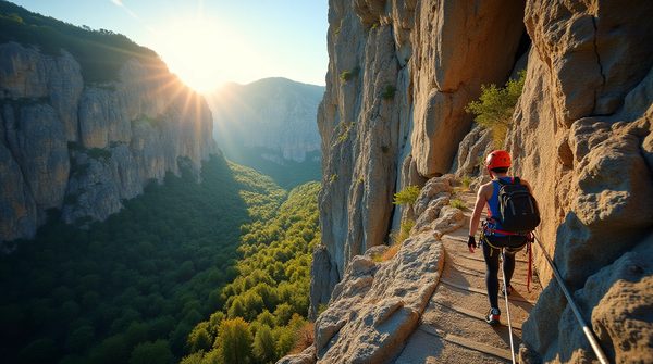 Via ferrata sportive en ardèche : grimpez en toute sécurité !